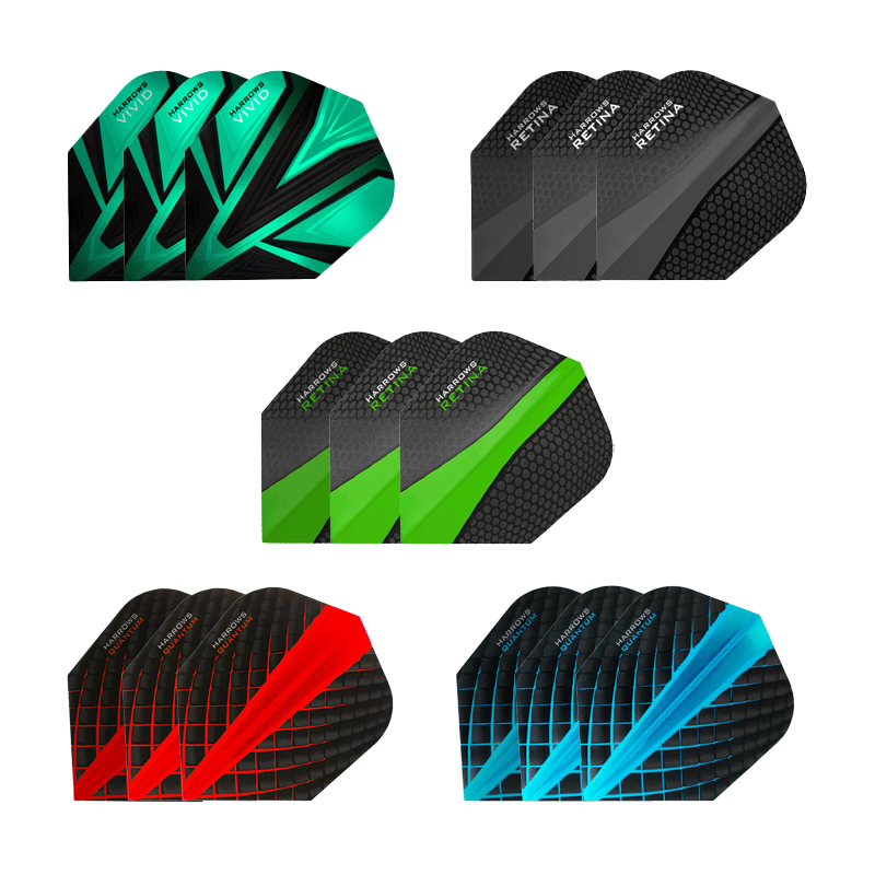 Harrows Dart Flights Pro Series 5 Sets 15 Pcs