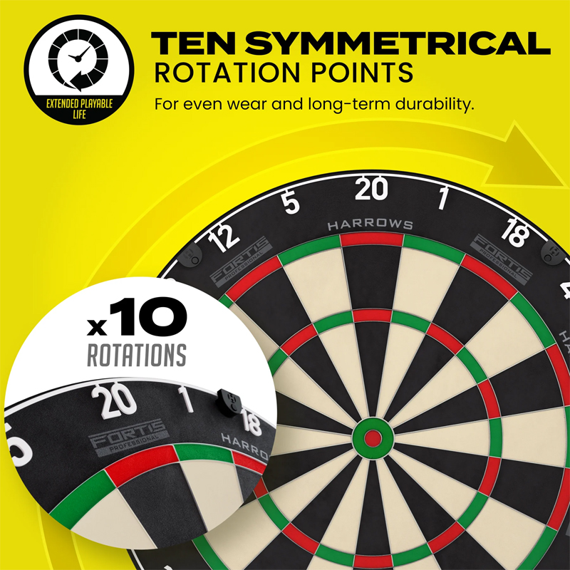 Harrows Fortis Premium Dartboard - Bilde 3